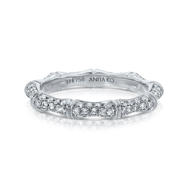 Anita Ko DIAMOND BAMBOO RING