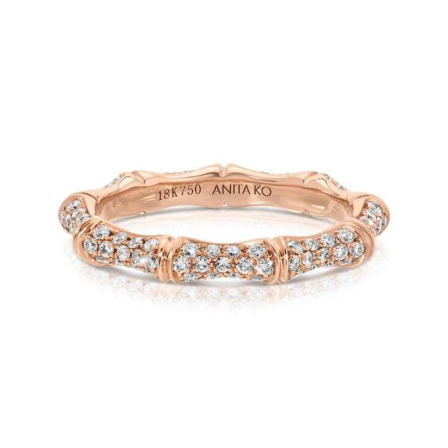 Anita Ko DIAMOND BAMBOO RING