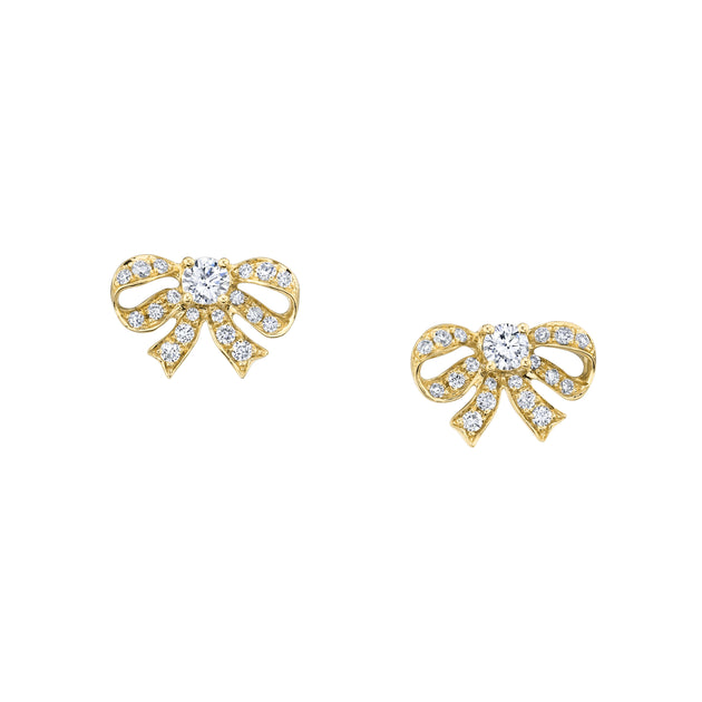 Anita Ko DIAMOND BOW STUDS