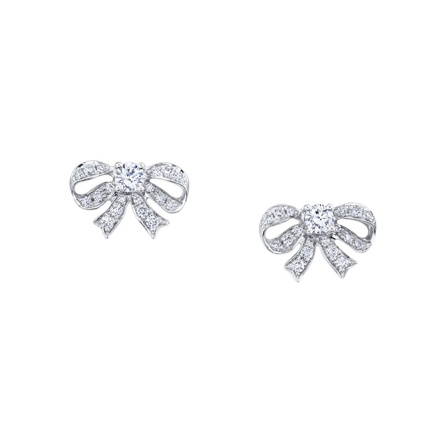 Anita Ko DIAMOND BOW STUDS