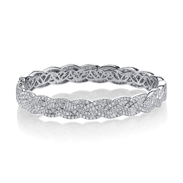 anita ko DIAMOND BRAIDED BRACELET