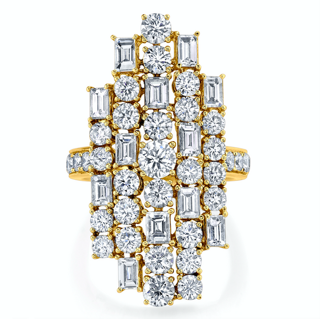 anita ko DIAMOND CLUSTER RING