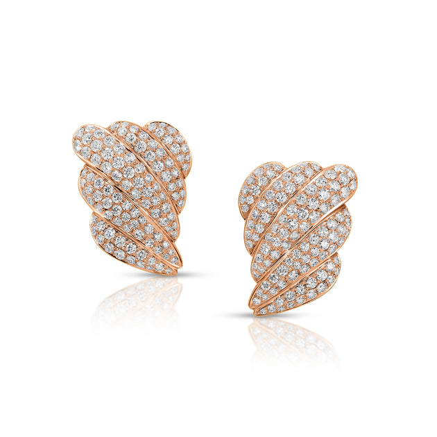 Anita Ko DIAMOND CROISSANT EARRINGS