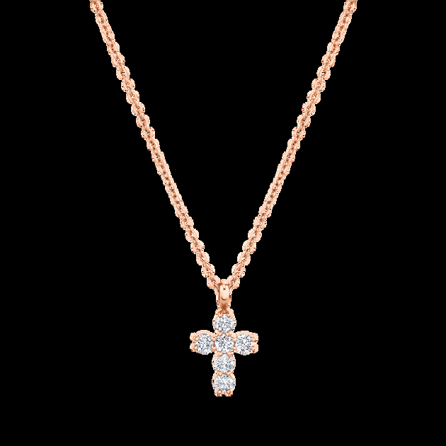 Anita Ko DIAMOND CROSS NECKLACE
