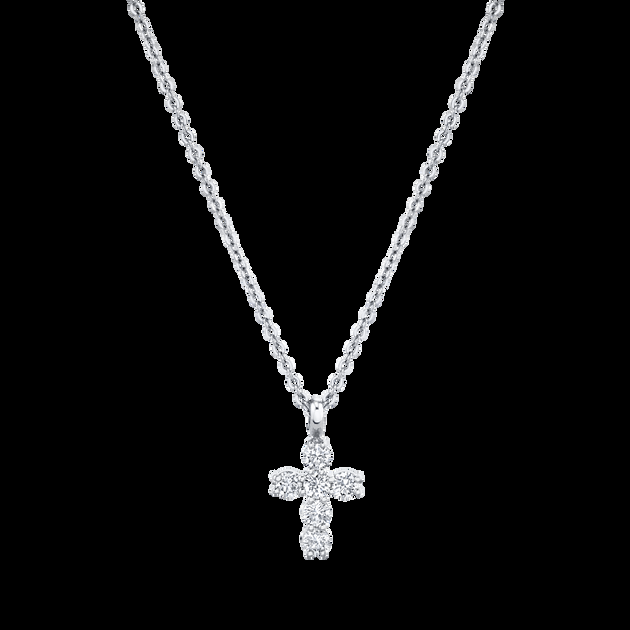 anita ko DIAMOND CROSS NECKLACE