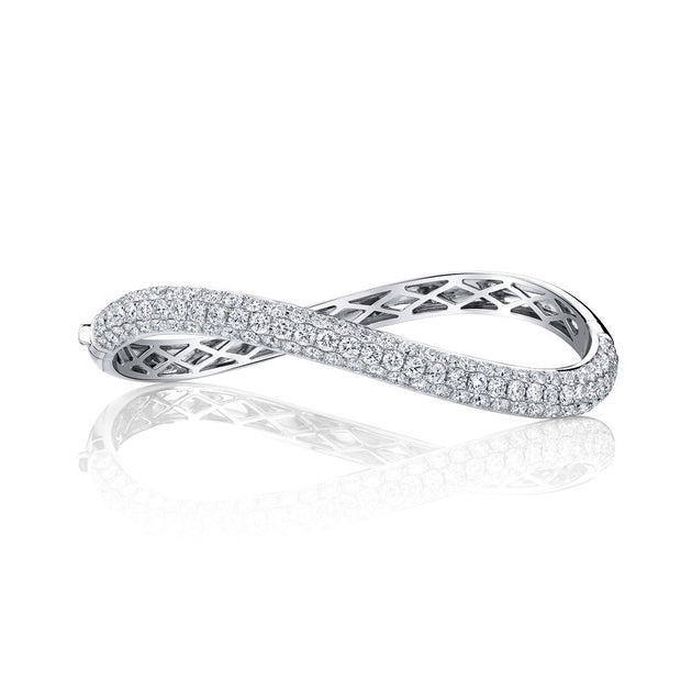 Anita Ko DIAMOND CURVED BANGLE