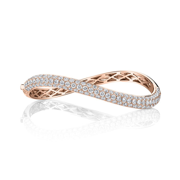 Anita Ko DIAMOND CURVED BANGLE