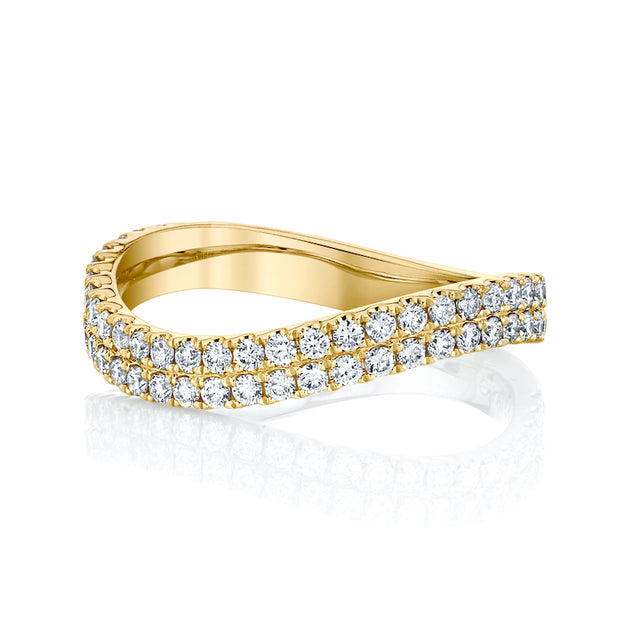anita ko DIAMOND CURVED RING