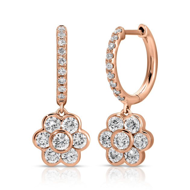 Anita Ko DIAMOND FLORA DROP HUGGIES