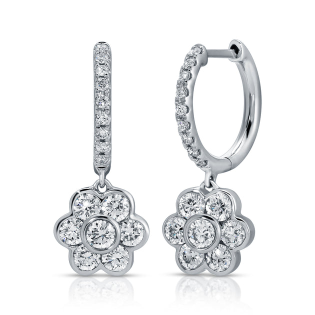 Anita Ko DIAMOND FLORA DROP HUGGIES