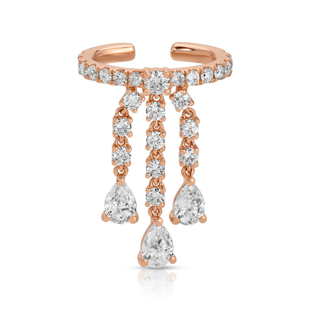 Anita Ko DIAMOND FRINGE EAR CUFF