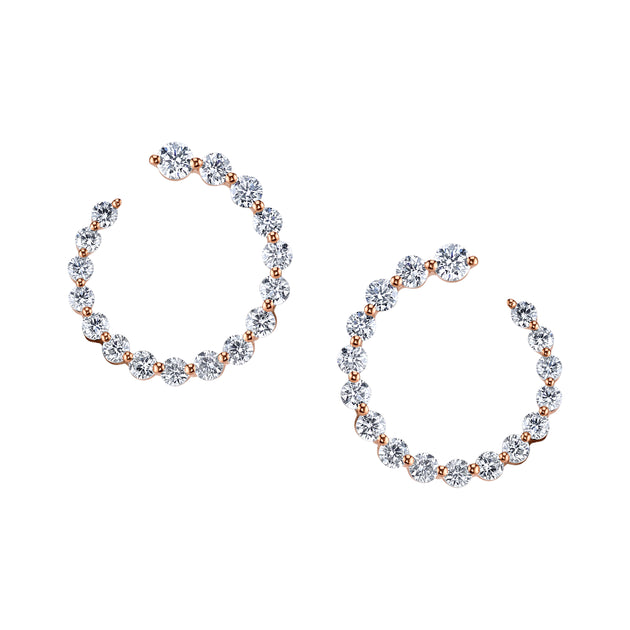 Anita Ko DIAMOND GARLAND EARRINGS