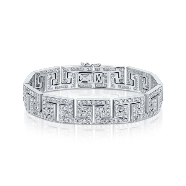 Anita Ko DIAMOND GREEK KEY BRACELET