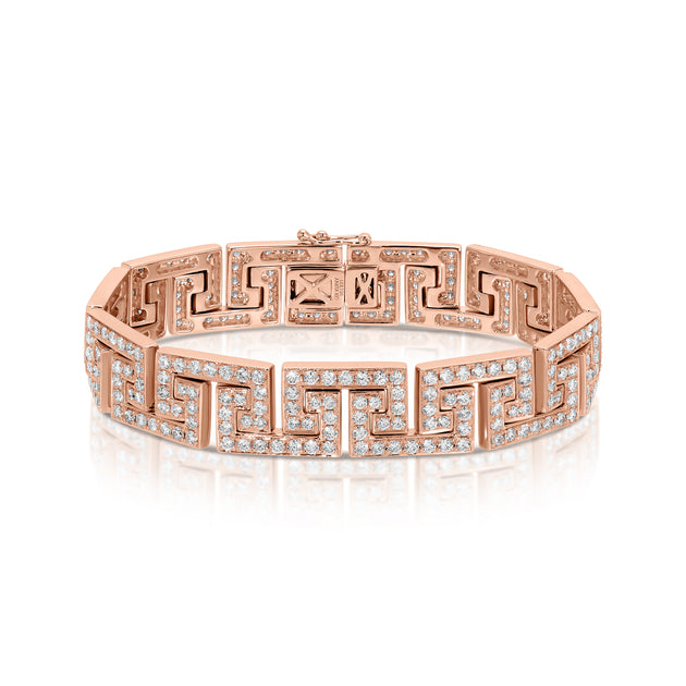Anita Ko DIAMOND GREEK KEY BRACELET