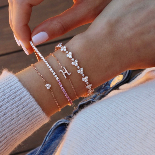 Anita Ko DIAMOND INITIAL BRACELET