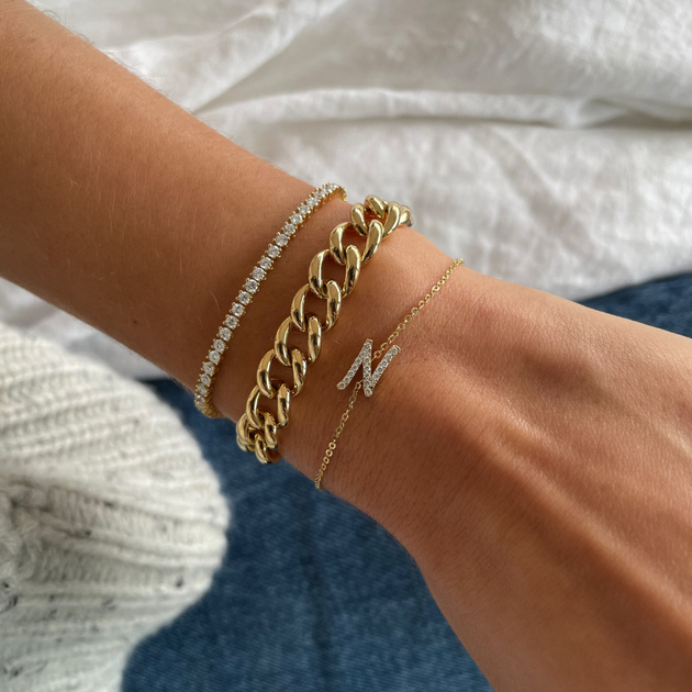 Anita Ko DIAMOND INITIAL BRACELET