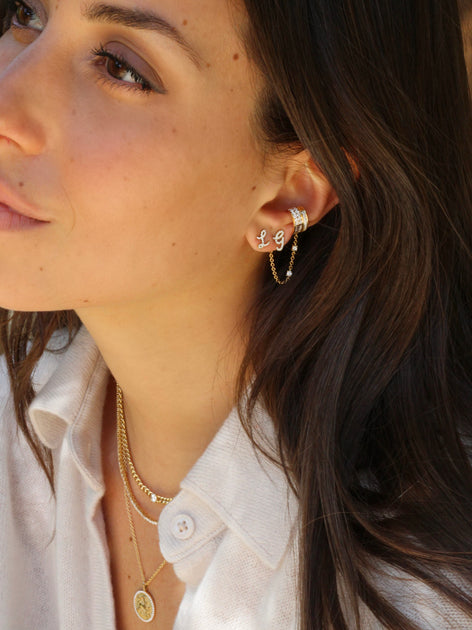 Anita Ko DIAMOND INITIAL STUD