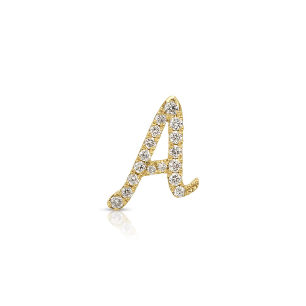 anita ko DIAMOND INITIAL STUD