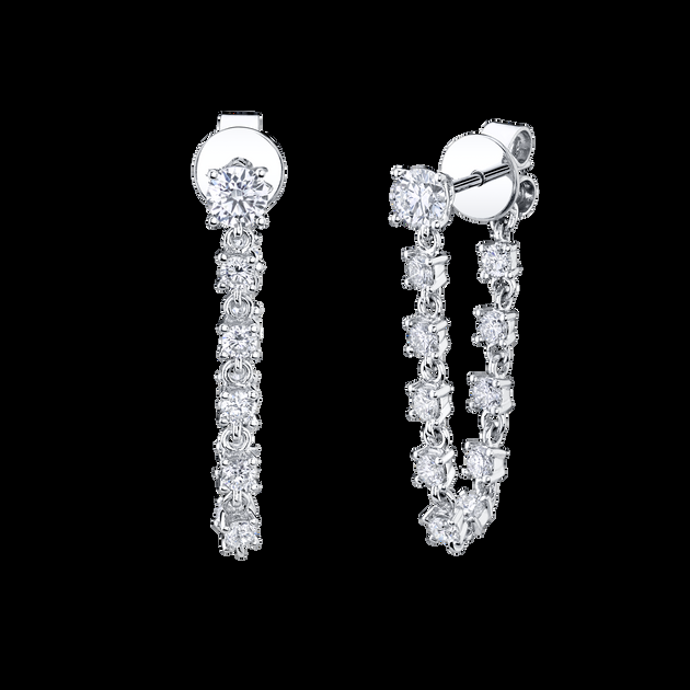 Anita Ko DIAMOND LOOP EARRINGS