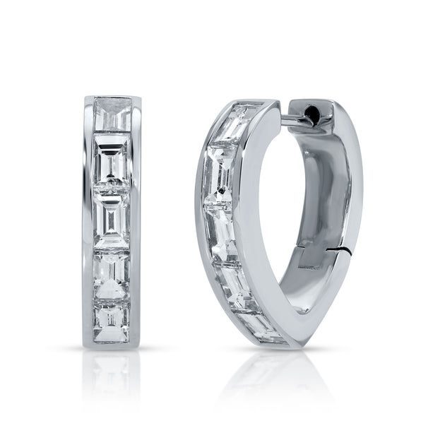 Anita Ko DIAMOND LOTUS HOOPS