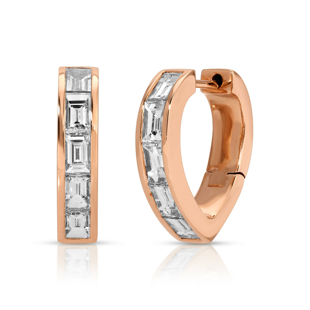 Anita Ko DIAMOND LOTUS HOOPS