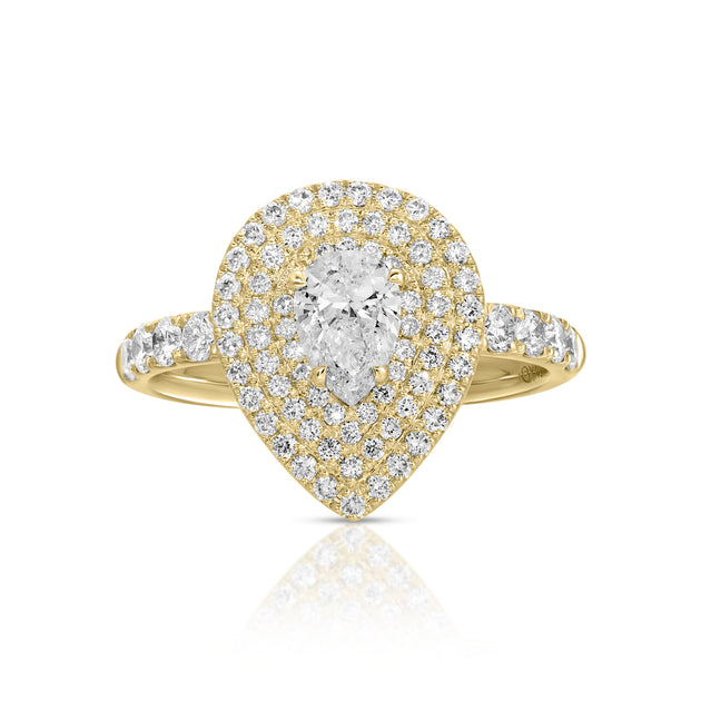 Anita Ko DIAMOND LOULOU LOCKET RING