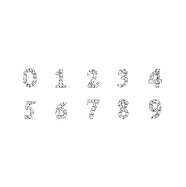 Anita Ko DIAMOND NUMBER STUD