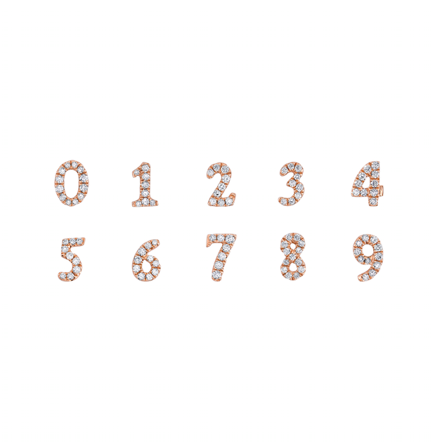 Anita Ko DIAMOND NUMBER STUD