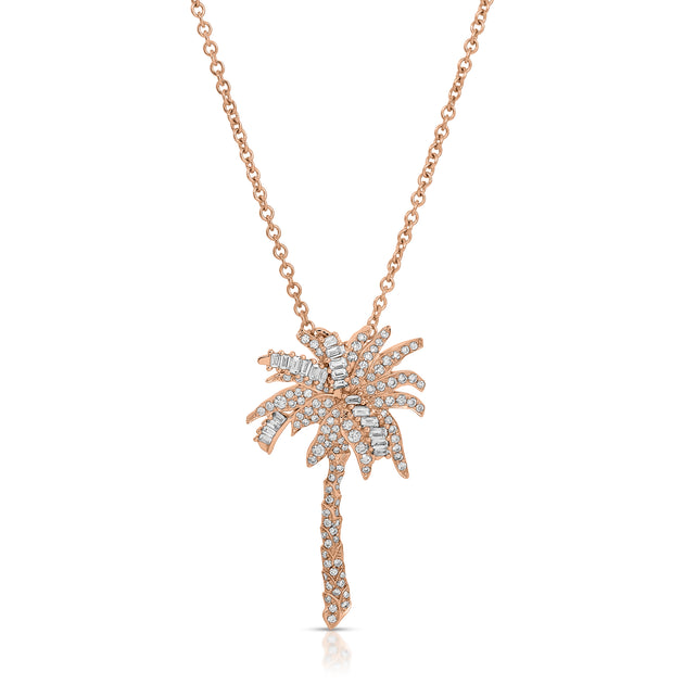 Anita Ko DIAMOND PALM TREE PENDANT