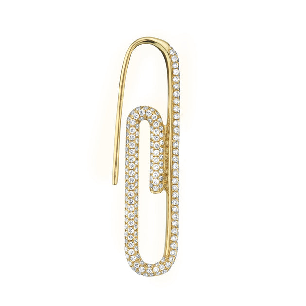 Anita Ko DIAMOND PAPER CLIP EARRING