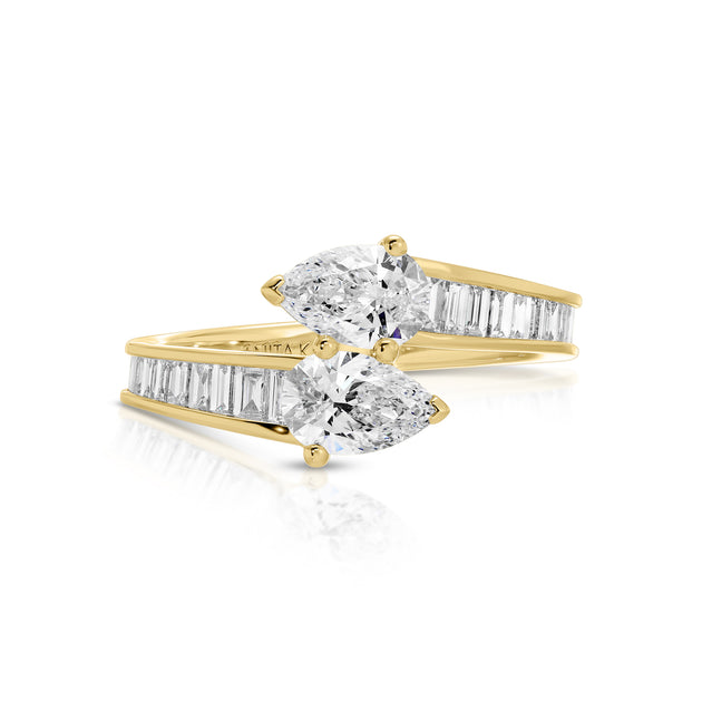 anita ko DIAMOND SATURN RING