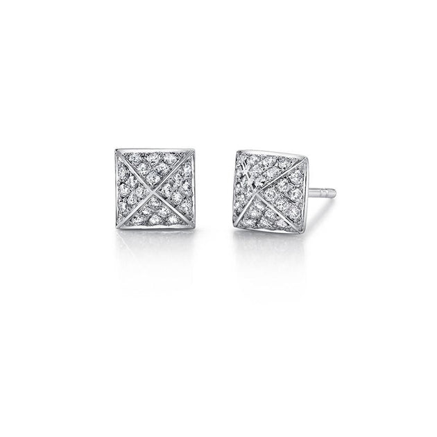 Anita Ko DIAMOND SPIKE STUD EARRINGS