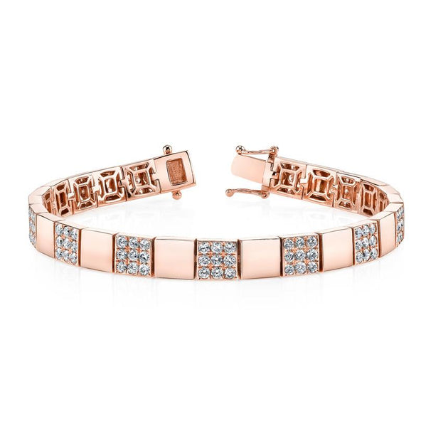 Anita Ko DIAMOND SQUARE LINK BRACELET