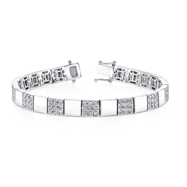 Anita Ko DIAMOND SQUARE LINK BRACELET