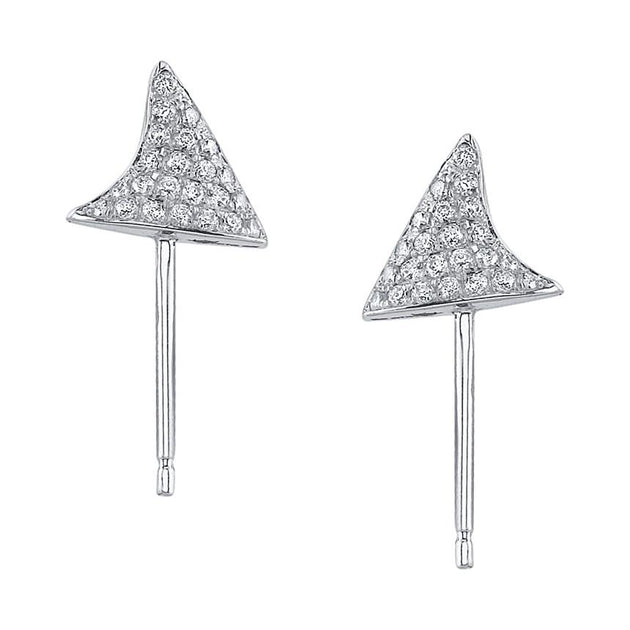 anita ko DIAMOND THORN STUDS