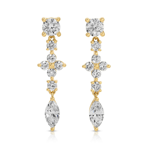 anita ko DIAMOND VIVI DROP EARRINGS