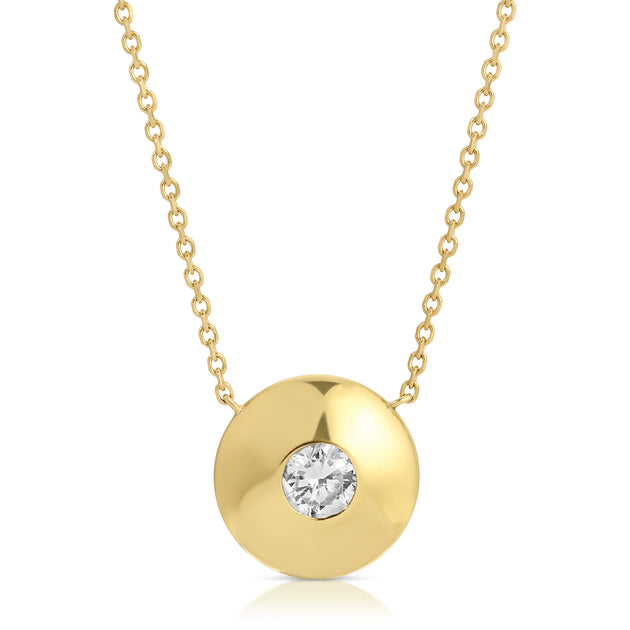 anita ko DISC DIAMOND PENDANT