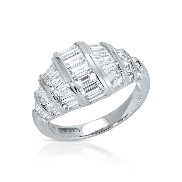 Anita Ko DOMED BAGUETTE DIAMOND ZOE RING
