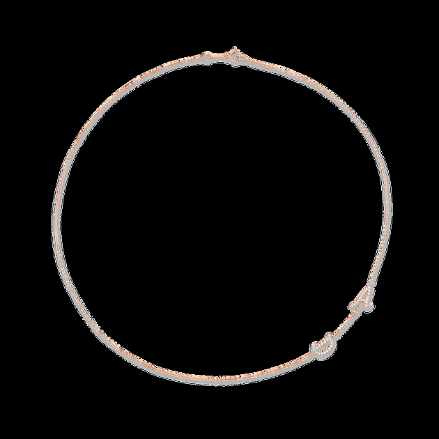 Anita Ko DOUBLE DIAMOND INITIAL NECKLACE