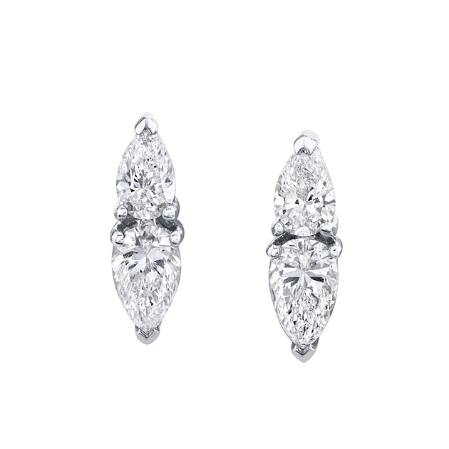 anita ko ELLA PEAR SHAPED DIAMOND EARRINGS