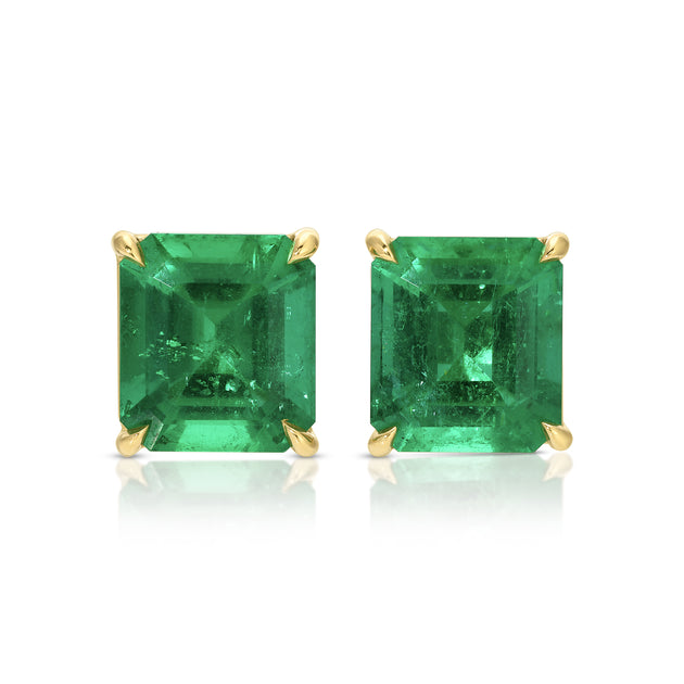 Anita Ko EMERALD CUT EMERALD STUDS