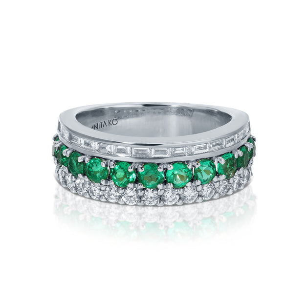 Anita Ko EMERALD LOLA RING