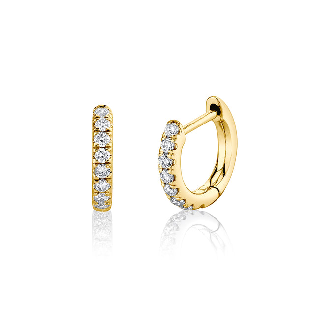 anita ko EXTRA EXTRA SMALL DIAMOND HUGGIES