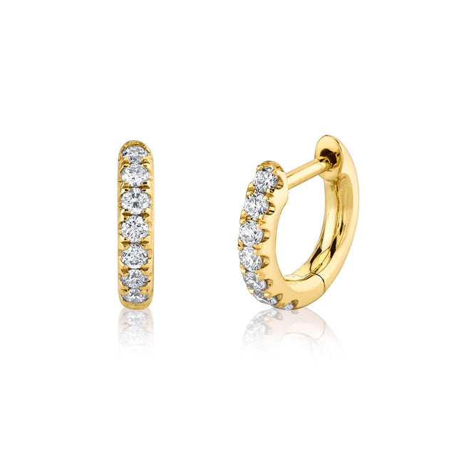 anita ko EXTRA SMALL DIAMOND HUGGIES