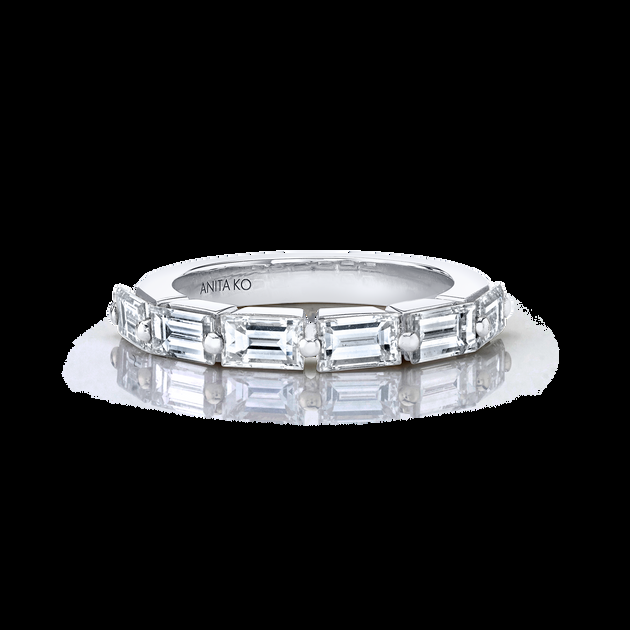 anita ko FLOATING BAGUETTE DIAMOND RING