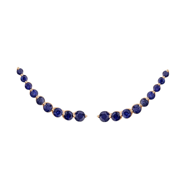 Anita Ko FLOATING BLUE SAPPHIRE EARRING