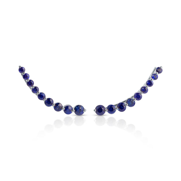 Anita Ko FLOATING BLUE SAPPHIRE EARRING