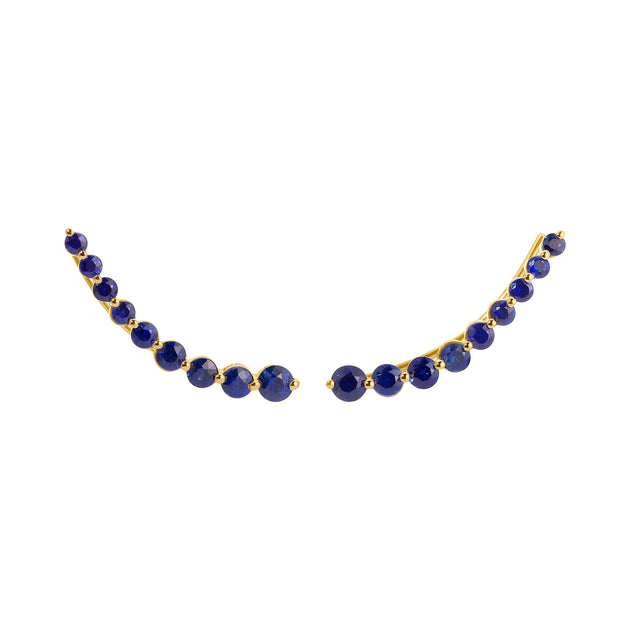 anita ko FLOATING BLUE SAPPHIRE EARRING