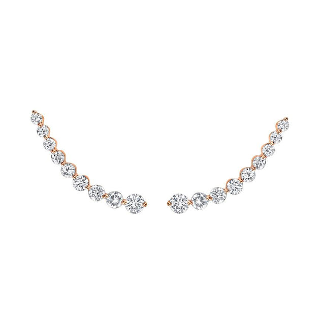 anita ko FLOATING DIAMOND EARRING