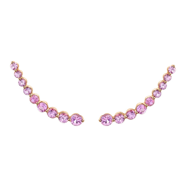 anita ko FLOATING PINK SAPPHIRE EARRING